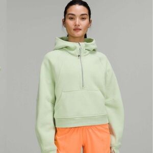 Lululemon Scuba Oversized Half-Zip Hoodie (Size 4, Green)